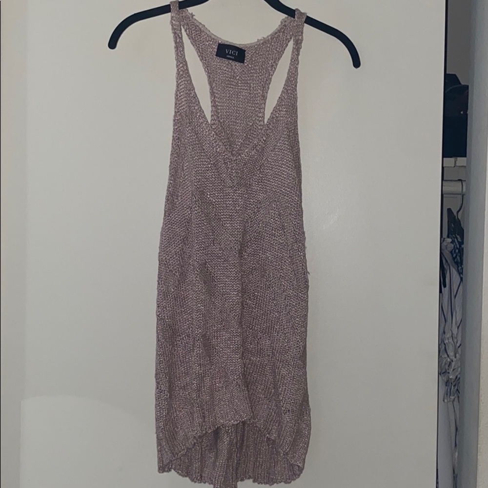Racer back Sweater Tank